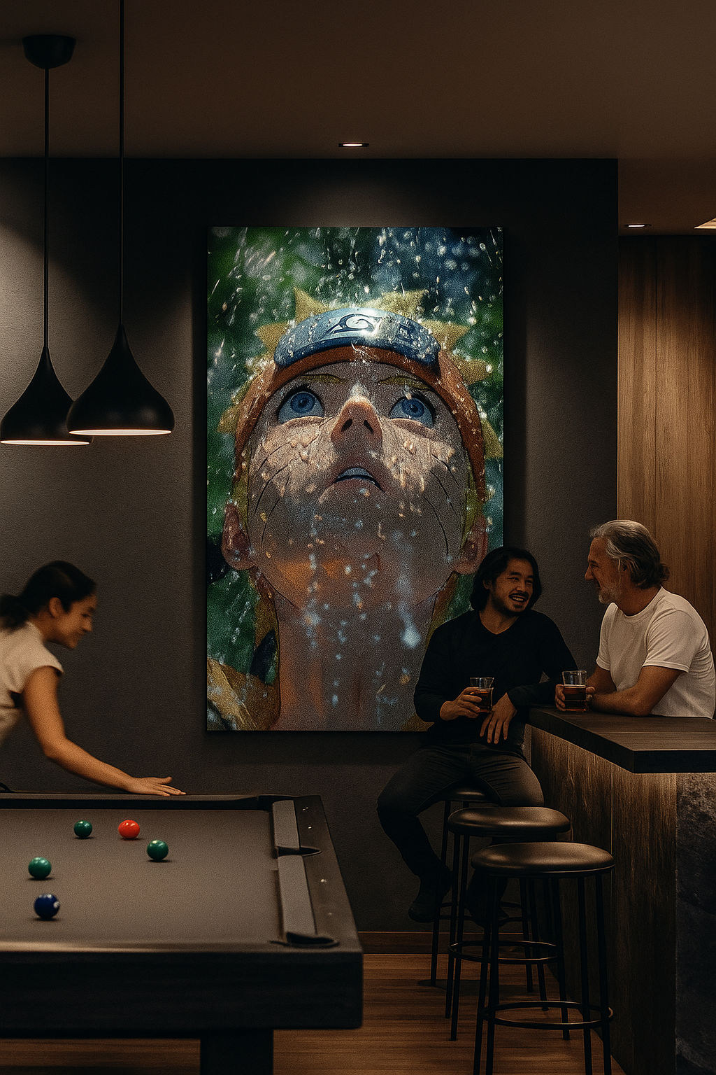 Tropical Breeze – Relaxed Anime Canvas Art (Copy)