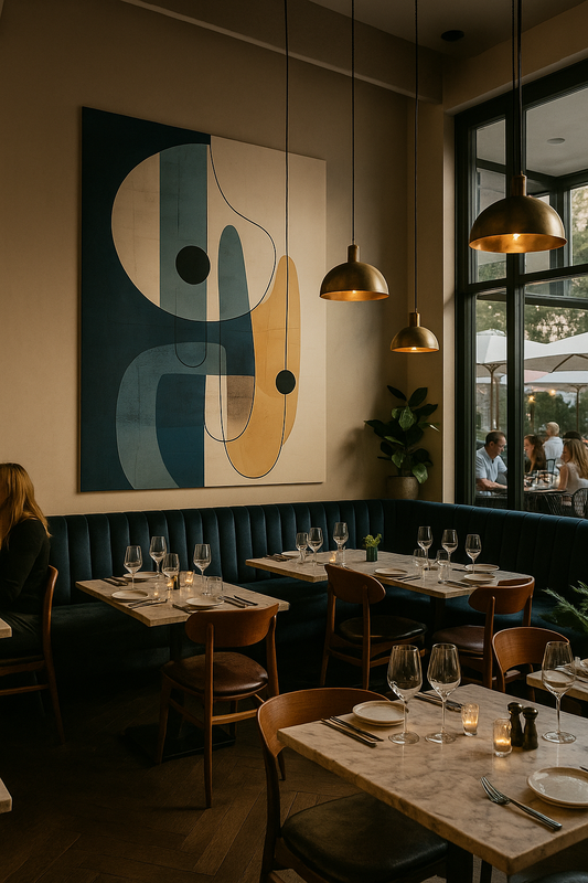 Abstract Harmony: Modern Geometric Art Print | Minimalist Wall Decor