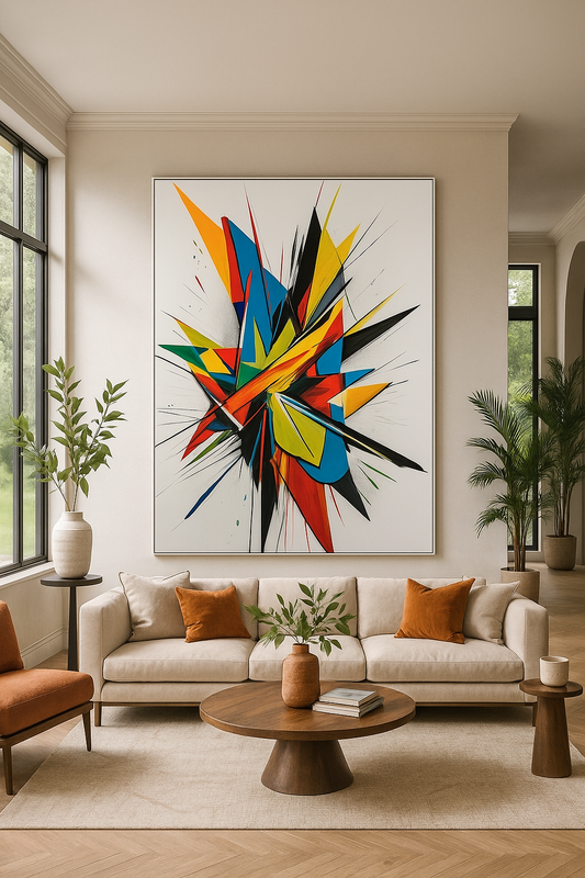 Urban Explosion" - Abstract Wall Art Print