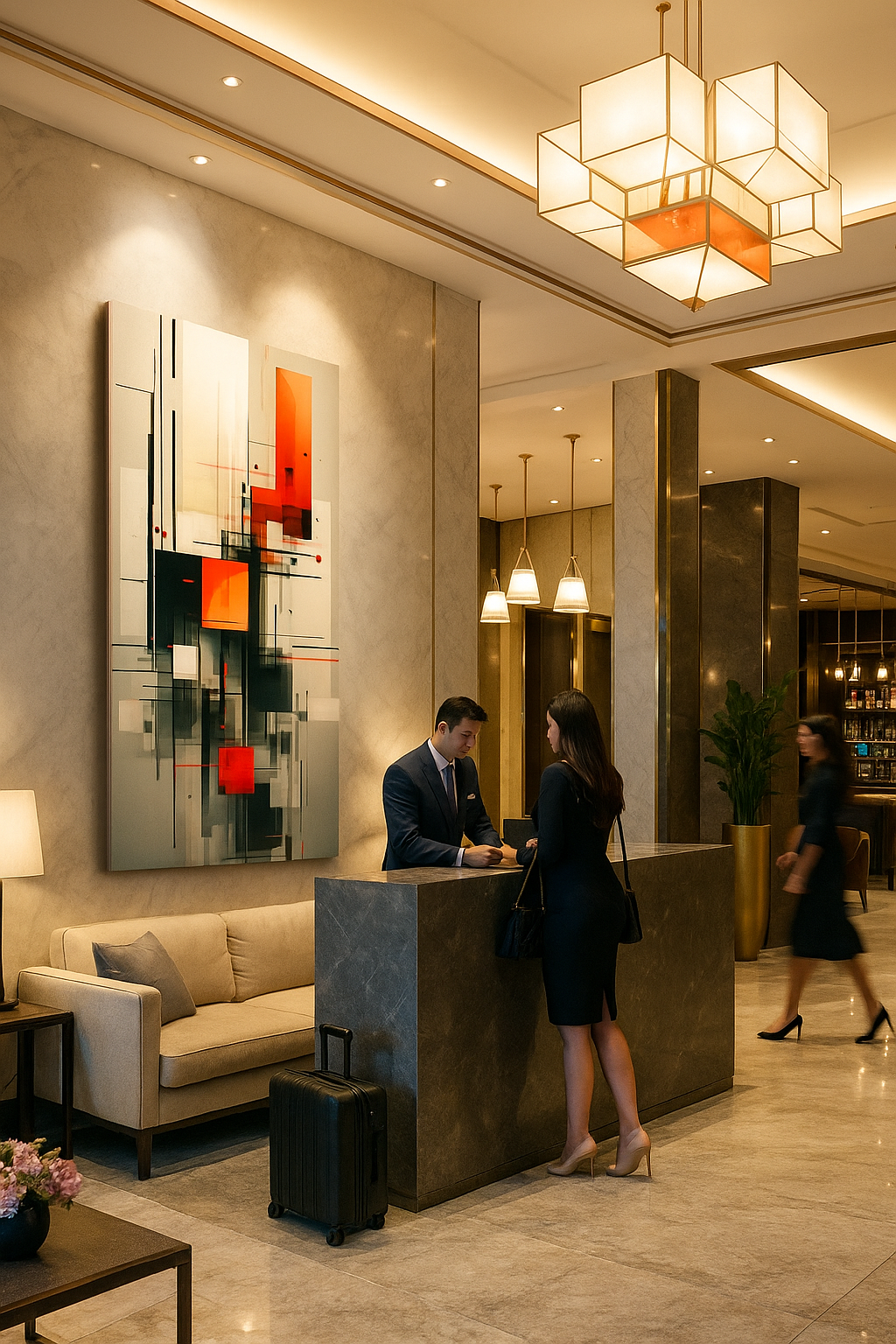 "Urban Complexity" - Abstract Geometric Art Print