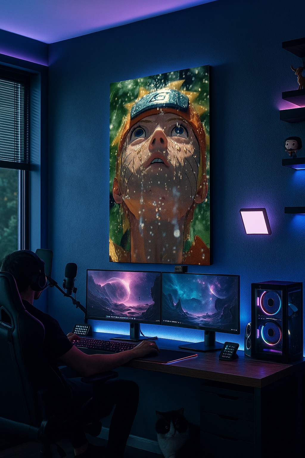 Tropical Breeze – Relaxed Anime Canvas Art (Copy)