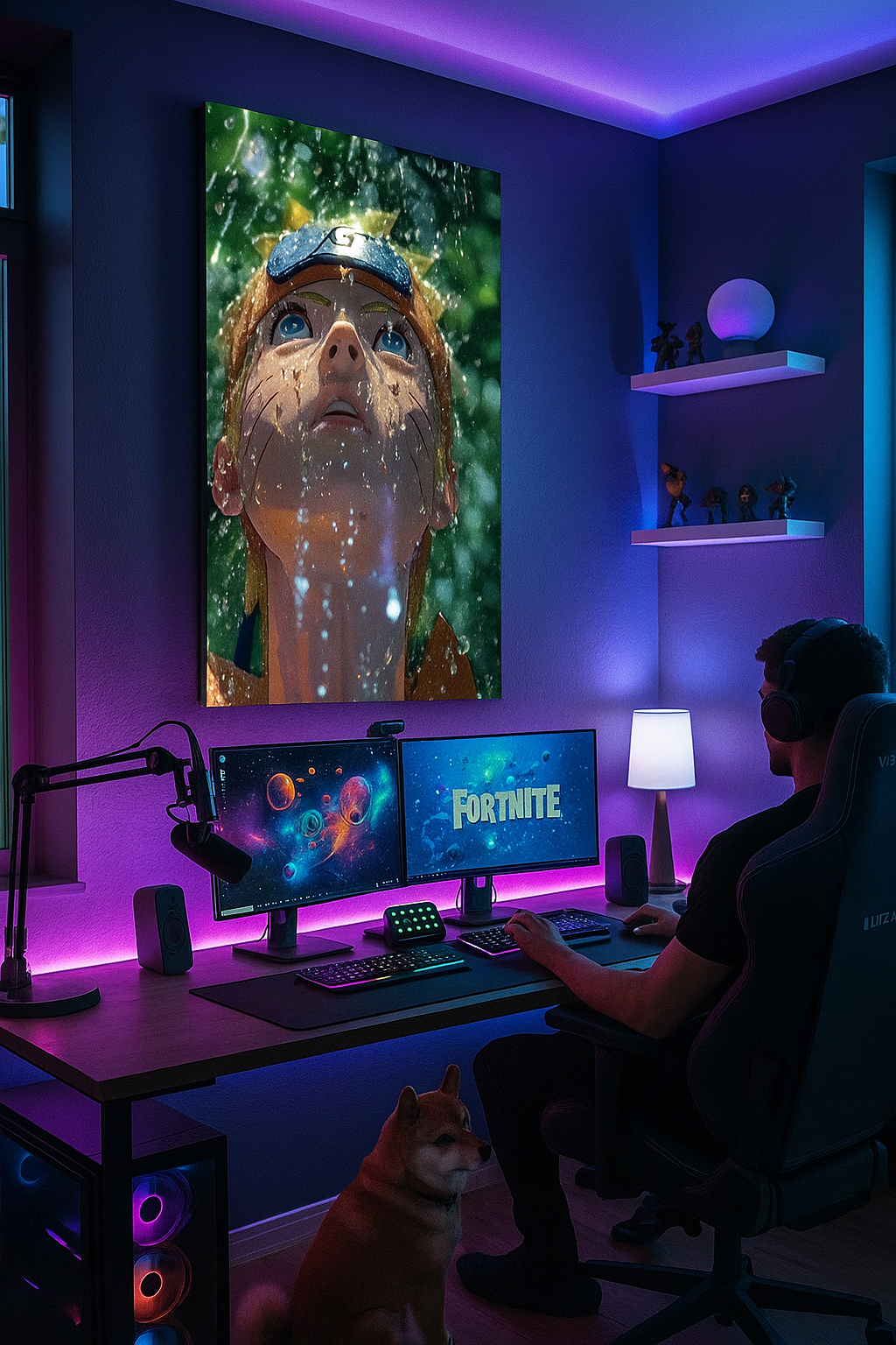 Tropical Breeze – Relaxed Anime Canvas Art (Copy)