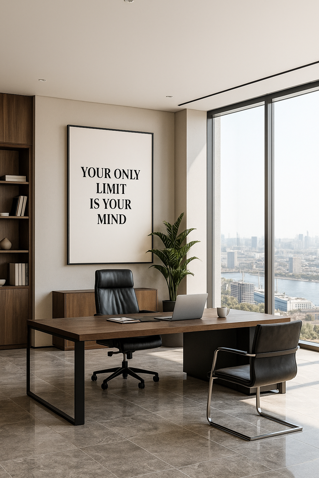 Inspirational Wall Art | "Your Only Limit Is Your Mind" Motivational Print