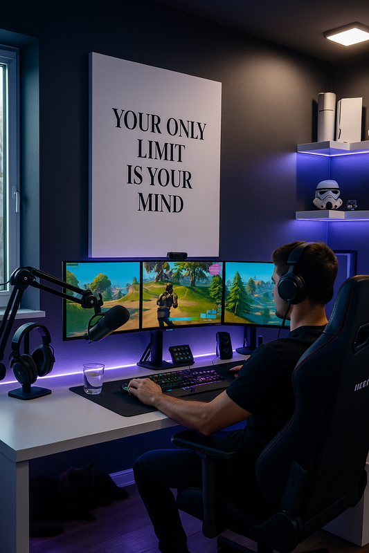 Inspirational Wall Art | "Your Only Limit Is Your Mind" Motivational Print