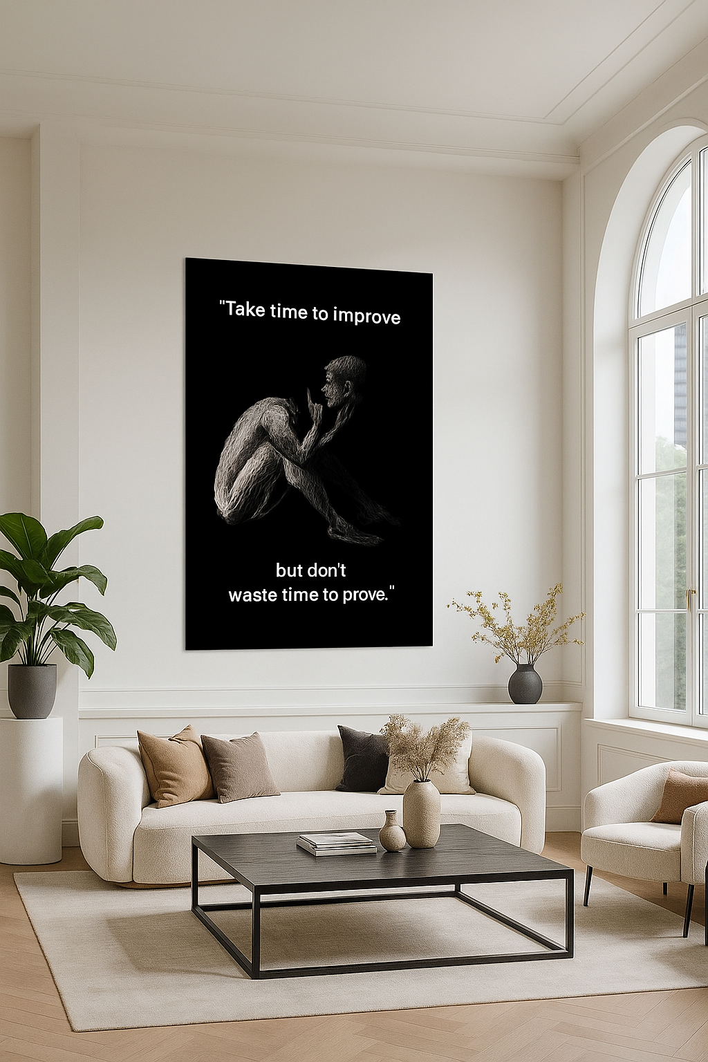 mprove, Don't Prove" - Reflective Art Print / Apparel