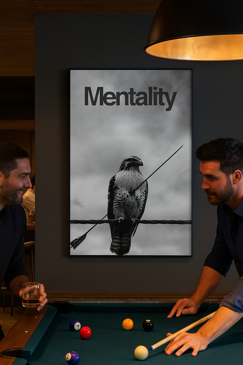 Mentality" - The Resilient Hawk T-Shirt