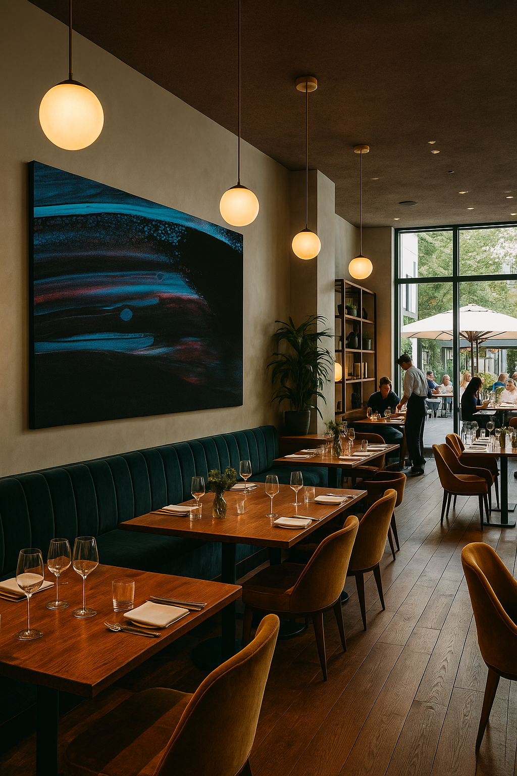 Celestial Dreams: Abstract Fluid Art Print | Cosmic Elegance