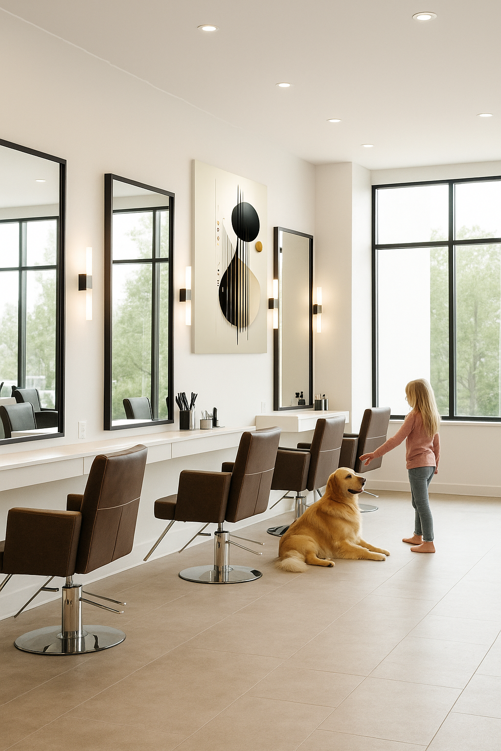 Minimalist Elegance: Geometric Abstract Art Print | Modern Simplicity