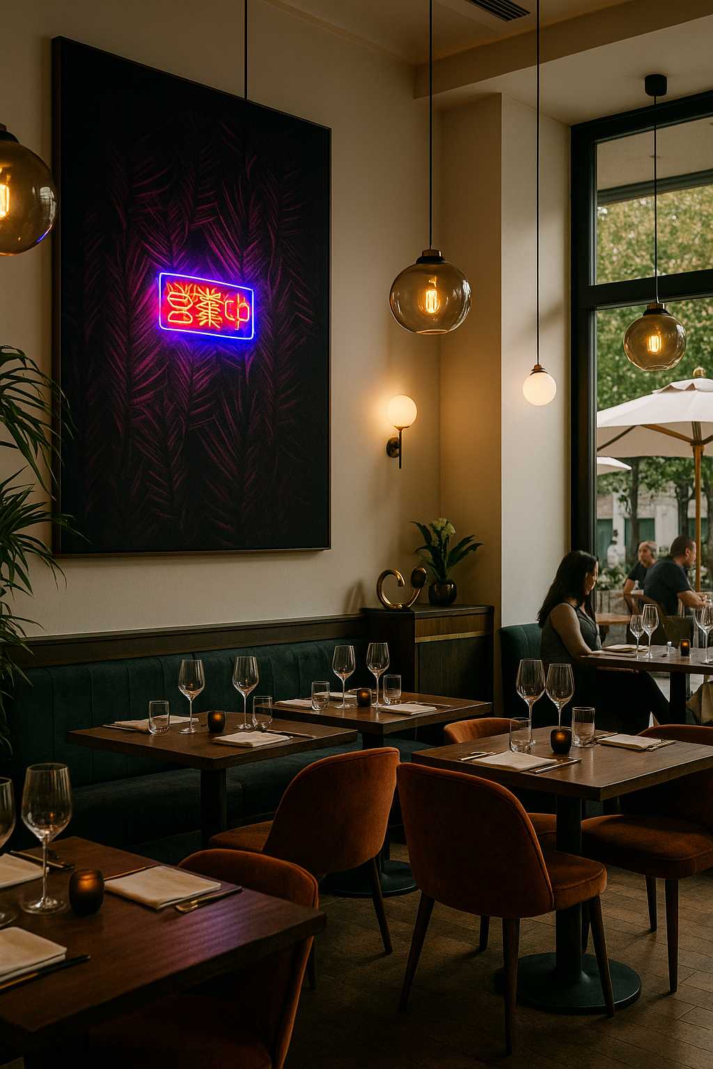 Neon Sign "営業中" | Open for Business LED Light Decor