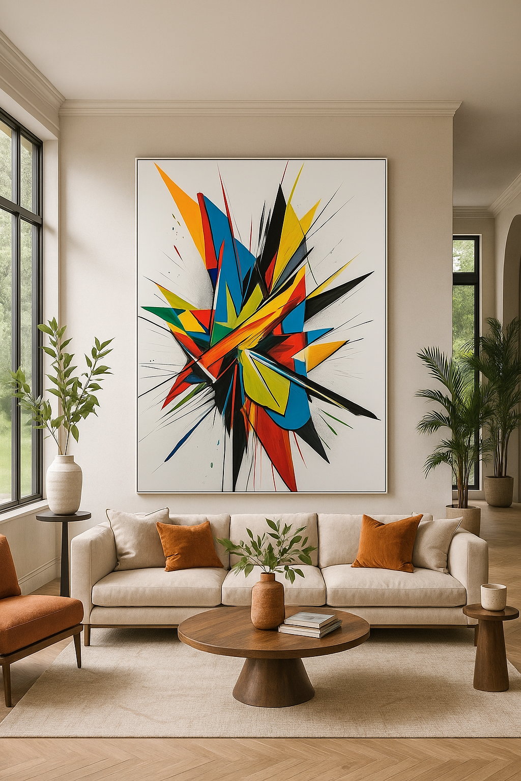 Urban Explosion" - Abstract Wall Art Print