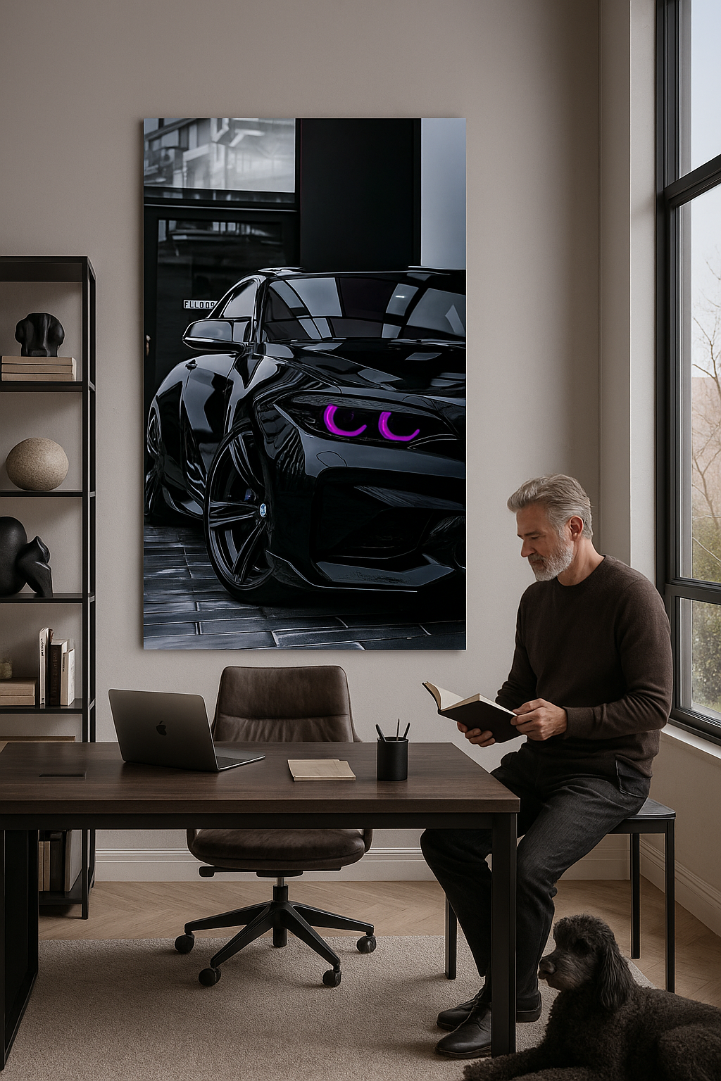 Product Title "Night Drive" - BMW M2 Canvas Print