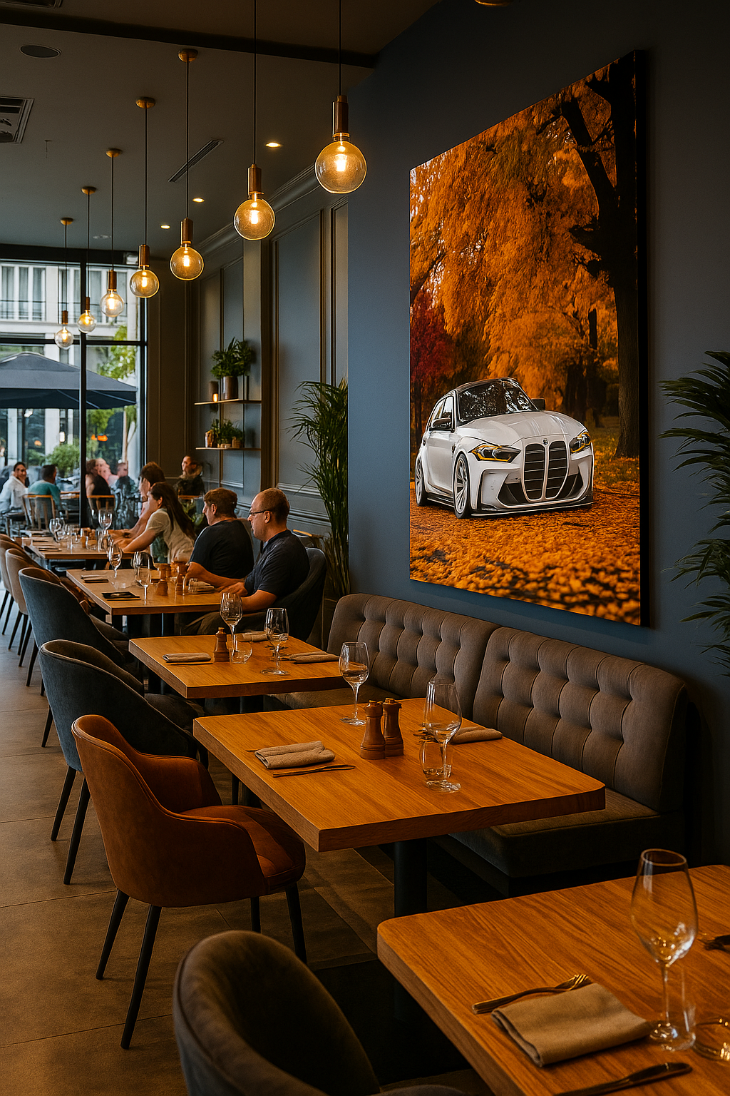 Autumn Drive" - BMW M3 G80 Art Print