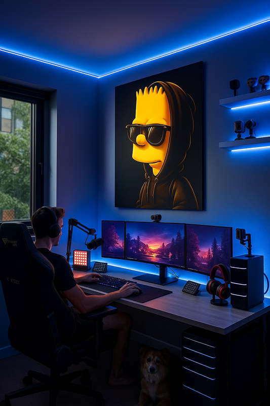 "Cool Bart" - Bart Simpson Pop Art Print