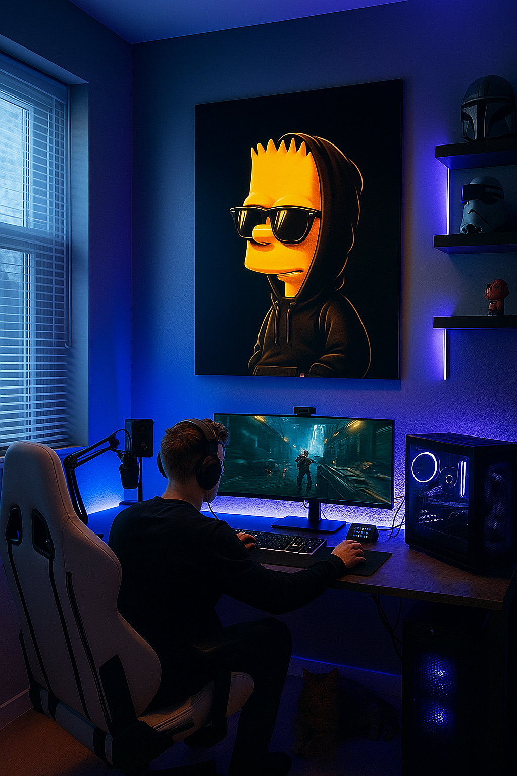 "Cool Bart" - Bart Simpson Pop Art Print