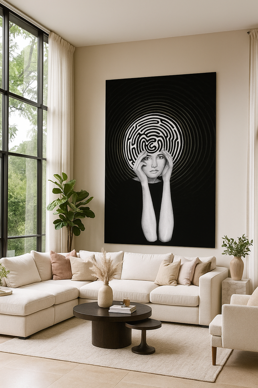 "Mind Maze" - Surreal Art Print
