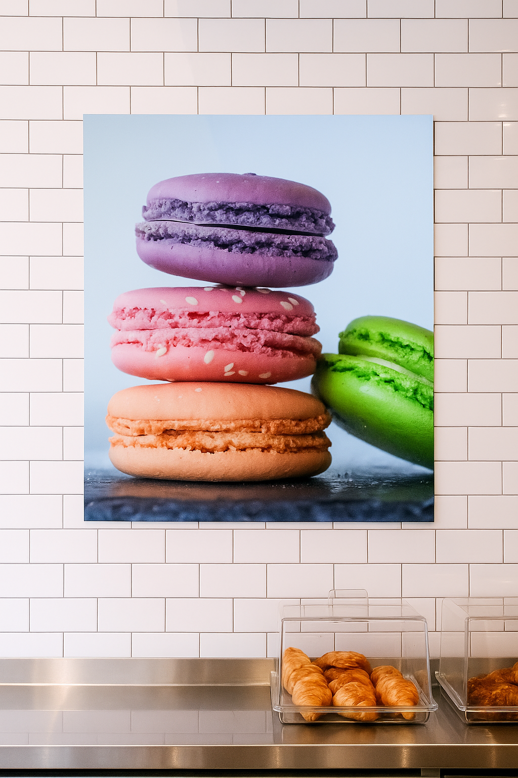 Macaron in the wall