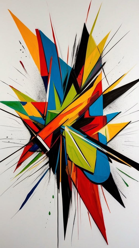 Urban Explosion" - Abstract Wall Art Print