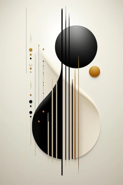 Minimalist Elegance: Geometric Abstract Art Print | Modern Simplicity