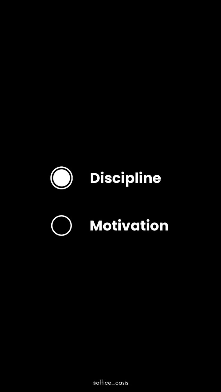 Discipline vs. Motivation: Minimalist Motivational Art Print | Empowering Choice