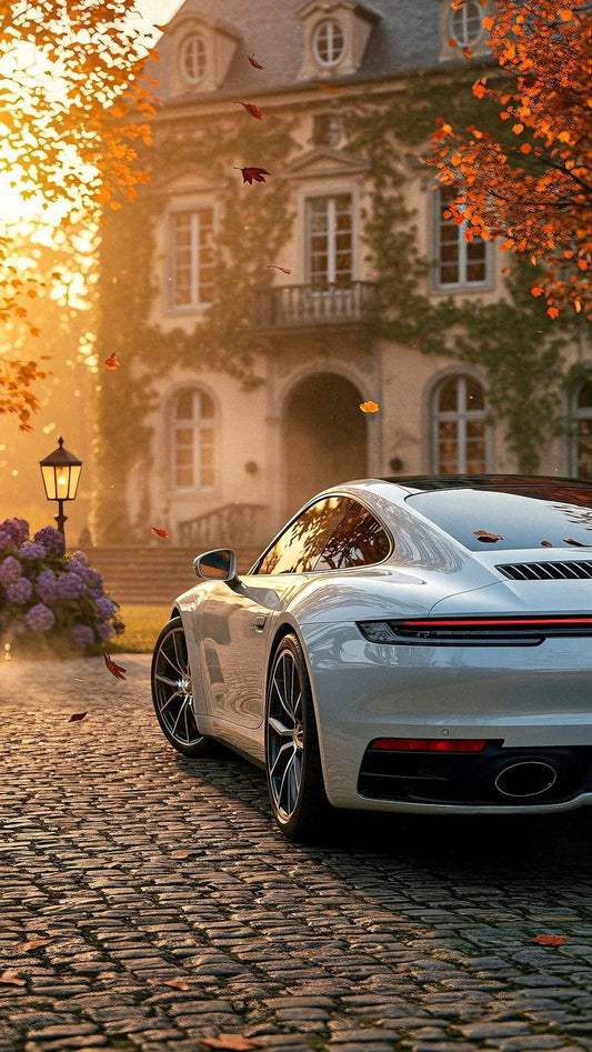 "Golden Hour Drive" - Porsche 911 Art Print