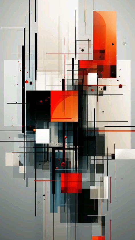 "Urban Complexity" - Abstract Geometric Art Print