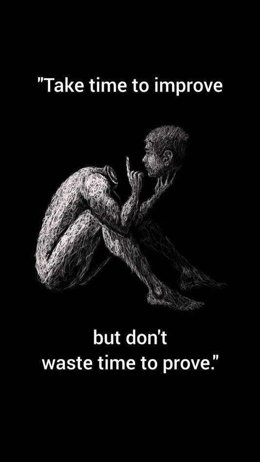 mprove, Don't Prove" - Reflective Art Print / Apparel