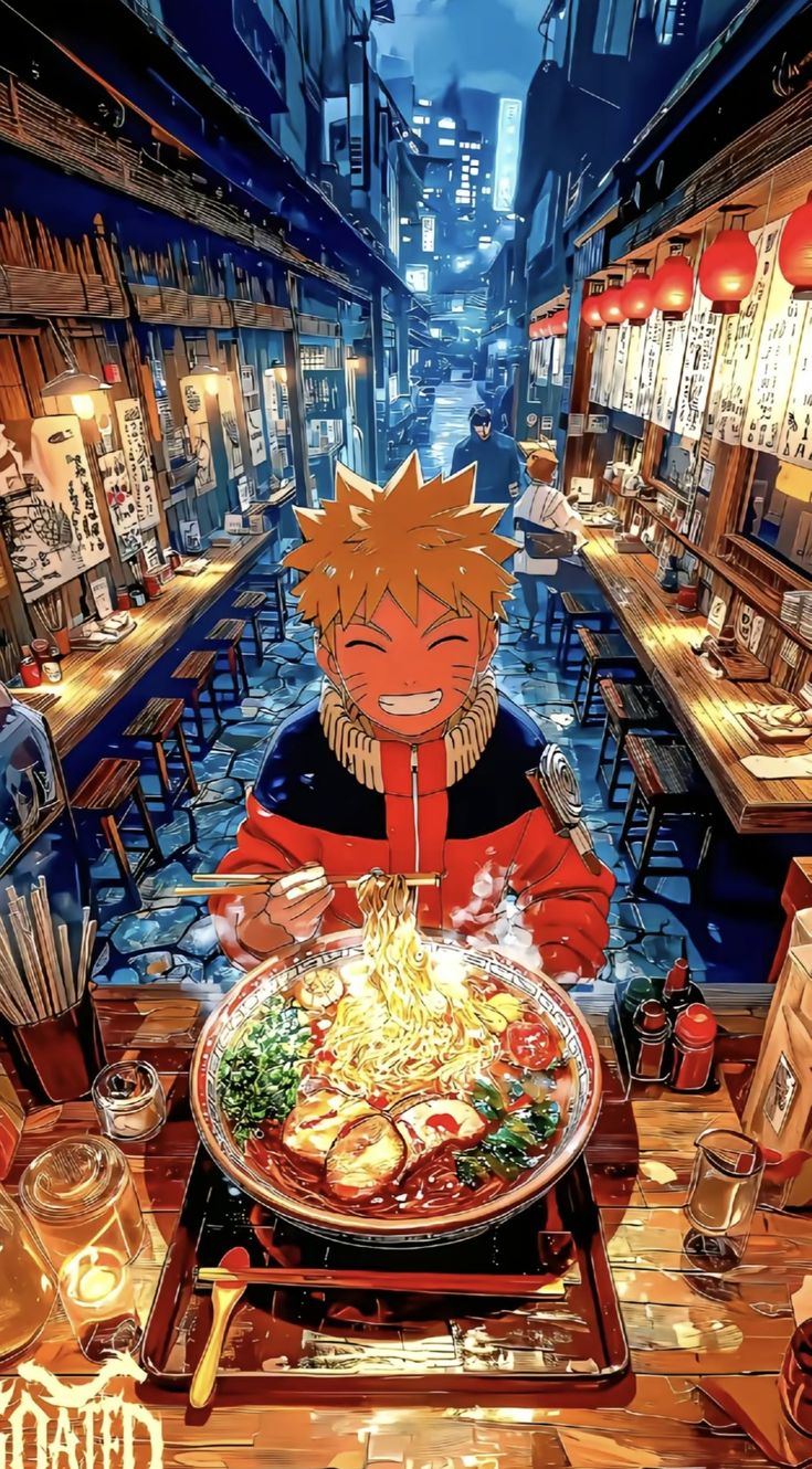 Fiery Willpower – Intense Anime Canvas Art